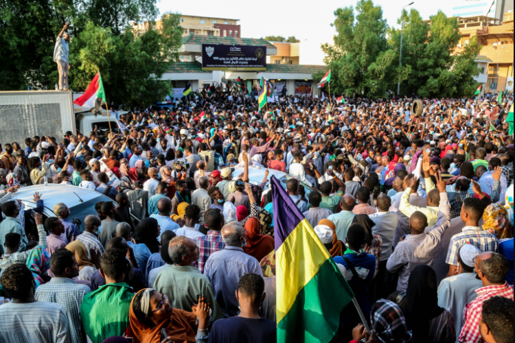 مظاهرات في الخرطوم ضد الحكم العسكري