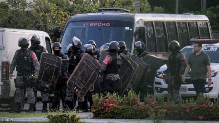 صورة أرشيفية لشرطة مكافحة الشغب في البرازيل