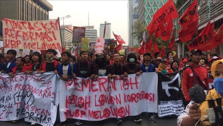 مظاهرات في اندونيسيا