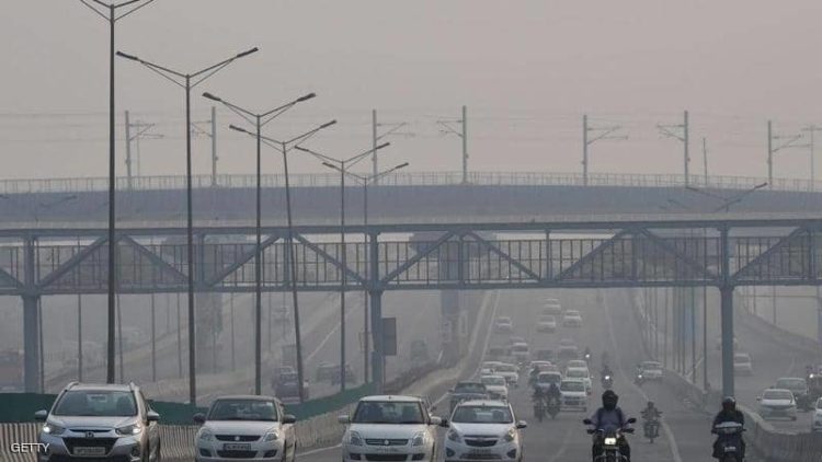 التلوث بلغ مستوى مقلقا في العاصمة الهندية