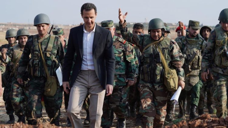 زيارة الأسد لخط المواجهة مع مناطق تسيطر عليها المعارضة أثارت مخاوف السكان المحليين حول احتمال هجوم وشيك على إدلب