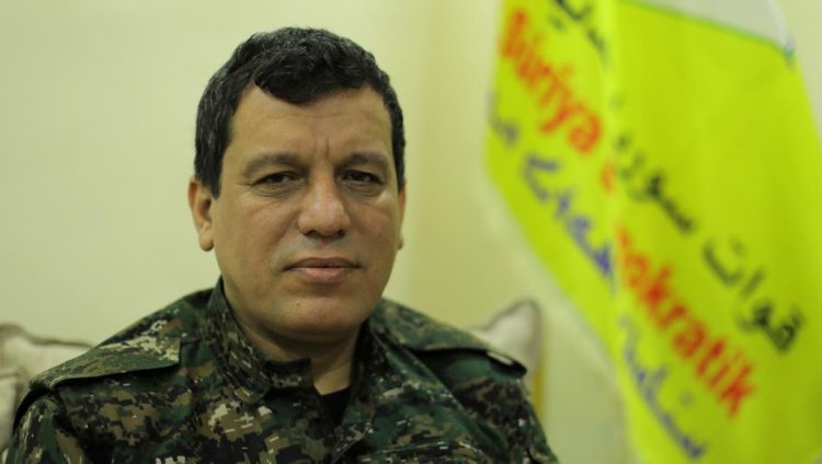 مظلوم عبدي قائد قوات قسد الكردية