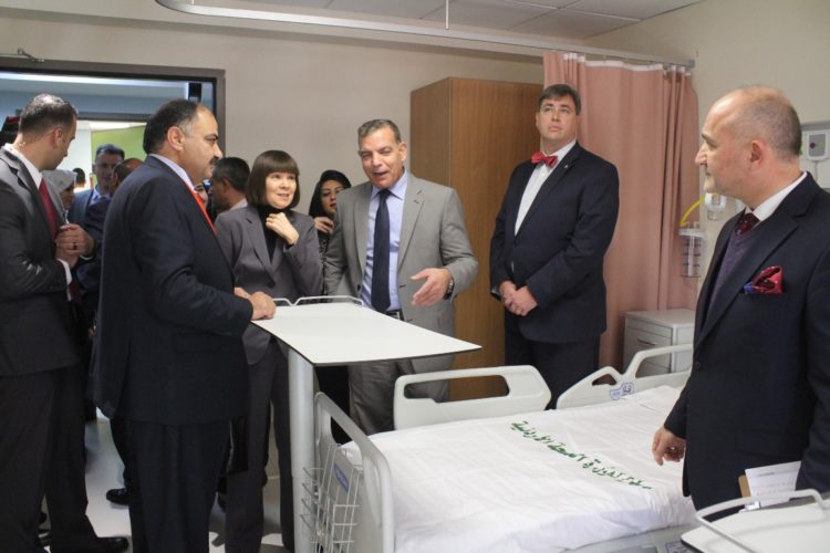 افتتاح مشروع تحديث وتوسعة مستشفى الأميرة رحمة لطب الاطفال
