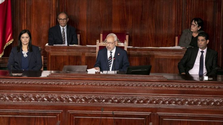 الغنوشي في البرلمان التونسي
