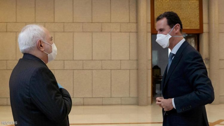 الأسد في لقاء مع ظريف