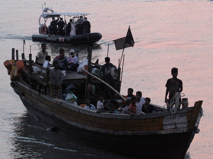 زورق يحمل لاجئين من الروهينغا وصل إلى جزيرة لانكاوي الماليزية قبل سنتين