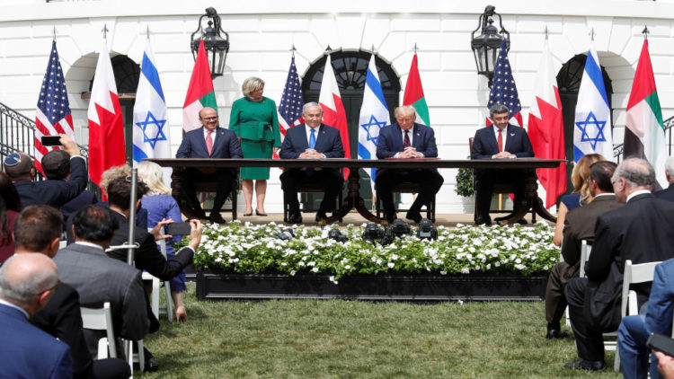 توقيع اتفاق سلام بين الإمارات والبحرين وإسرائيل في البيت الأبيض