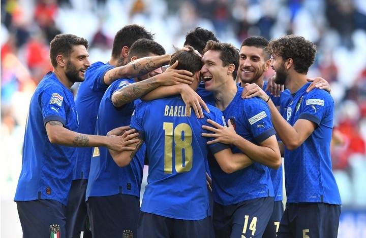 إيطاليا تهزم بلجيكا وتحرز المركز الـ3 بدوري الأمم الأوروبية