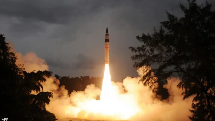 الصاروخ انطلق من الأراضي الهندية