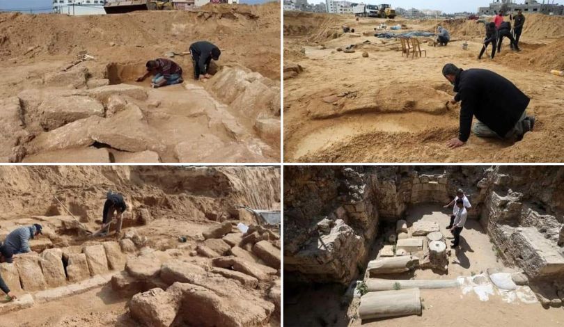 العثور على مقبرة رومانية تابعة لميناء "البلاخية" شمال غزة