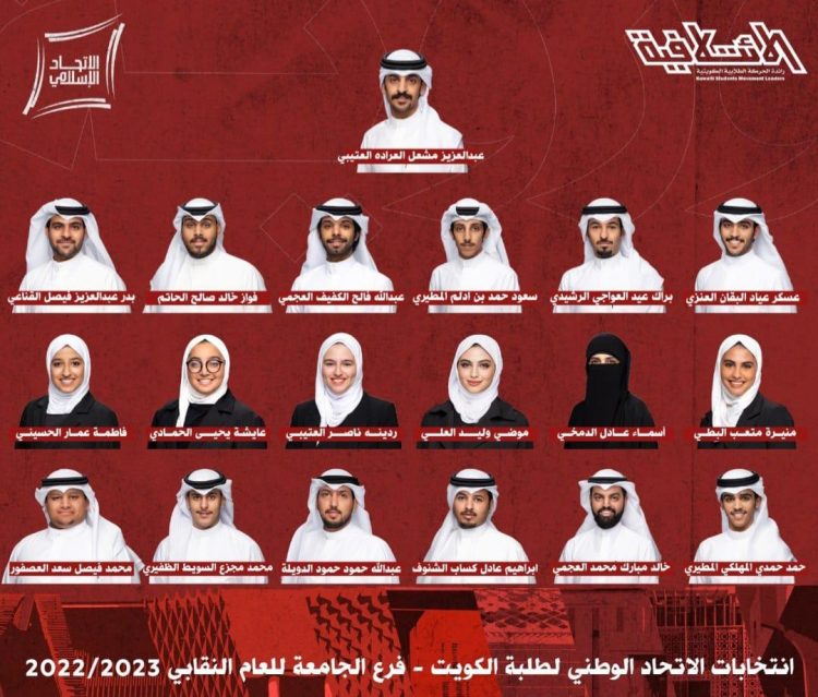 فوز التيار الإسلامي انتخابات اتحاد الوطني لطلبة الكويت