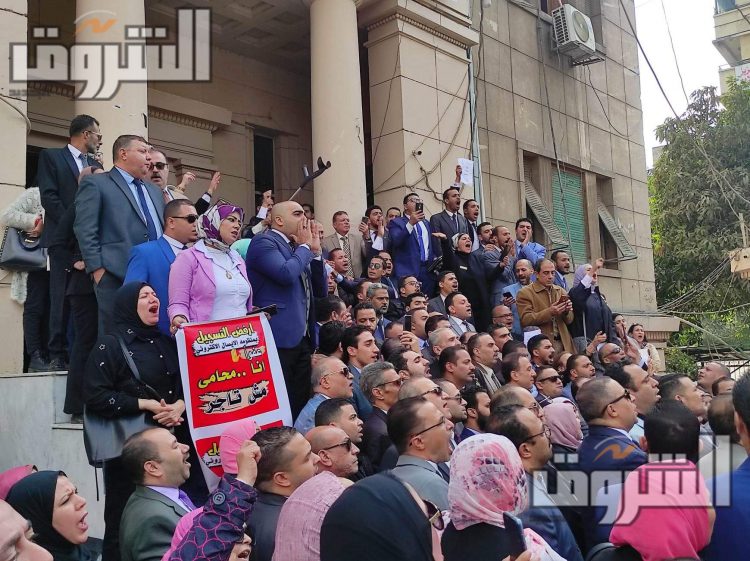 تصاعد احتجاجات المحامين المصريين رفضا للفاتورة الإلكترونية وتصل المحافظات
