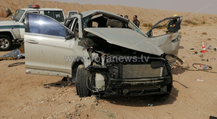 وفاة 5 أشخاص من عائلة أردنية بحادث سير في السعودية