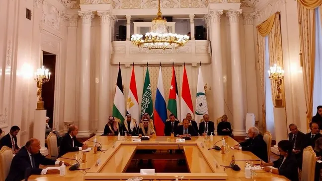 اللجنة الوزارية "العربية - الإسلامية" تعقد اجتماعا مع لافروف