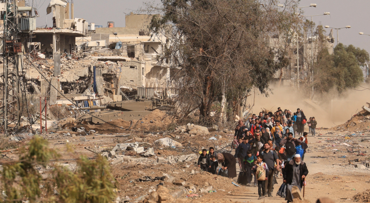 الأورومتوسطي لحقوق الإنسان: 80 بالمئة من سكان غزة أصبحوا نازحين داخلياً