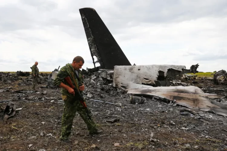 تحطم طائرة عسكرية روسية على متنها 65 أسيرا أوكرانيا