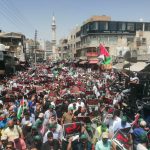مسيراتٌ حاشدة في المحافظات تحت عنوان “رفح تقاوم غزة مقبرة الغزاة الصهاينة”